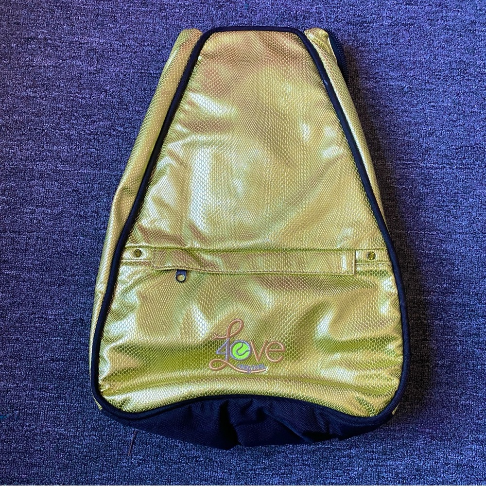 40 love courture Elizabeth lime green tennis backpack